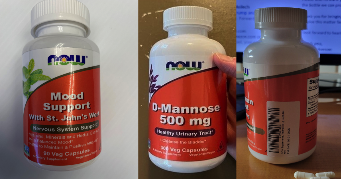 Fake NOW Products on Amazon Fake Vitamins and Supplements List